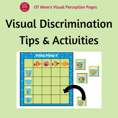 what is visual discrimination? With activities and tips to help kids develop visual discrimination skills