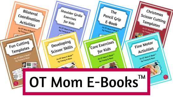 Build your child's skills with these OT Mom e-books!