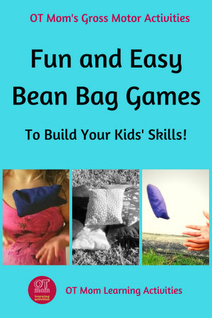 Pin this page: Free bean bag games and activities to build kids' skills!
