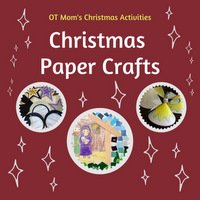 This page: Christmas paper crafts for kids