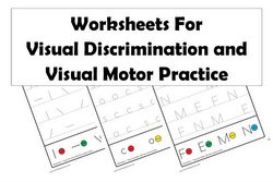 visual discrimination worksheets