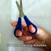 cutting with scissors