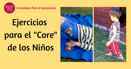 ejercicios para el core de los niños