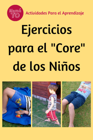 Pin: Ejercicios para Fortalecer el Core de los Niños!