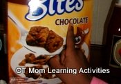 help your child find numbers and letters in the pantry