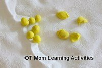 Make little balls of plasticine to develop fine motor skills