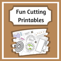 fun cutting practice printables