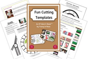 printable scissor cutting templates to help kids practice cutting skills