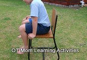kids chair push ups