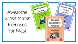 gross motor exercises printable resources