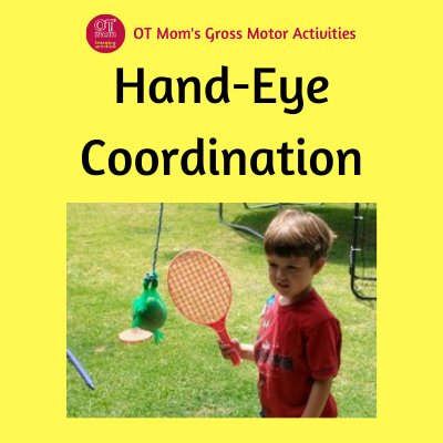 hand eye coordination - information and activities for kids