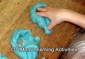 playdough exercise to strengthen hands 2
