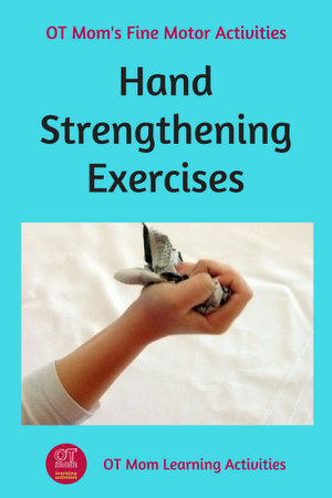 Pin this page: hand strengthening exercises to help your child's fine motor skills