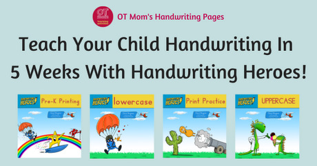 Teach your child handwriting in 5 weeks with Handwriting Heroes!