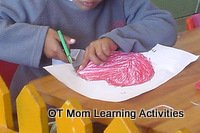 poor technique - holding the paper down while cutting 3