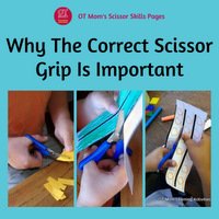 Why it is important for kids to hold scissors correctly