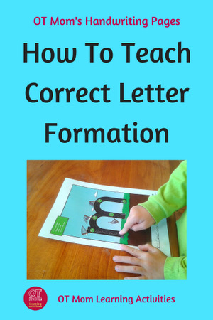 Pin this page: how to teach correct letter formation