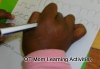 pencil grip with no ulnar arch