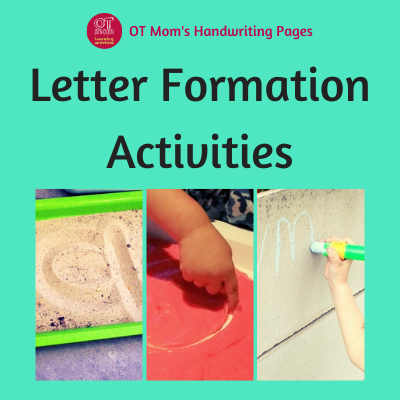 fun and easy letter formation activities to give your child lots of practice