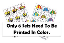 printable matching games for preschoolers