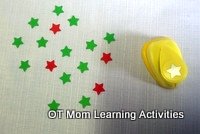 Use the punched out shapes to decorate a gift bag