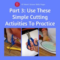 OT Holly - HANDS UP: Who practices scissor skills at home?