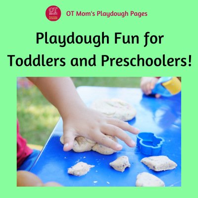 playdough fun for toddlers and preschoolers