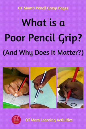 why does a poor pencil grip matter?