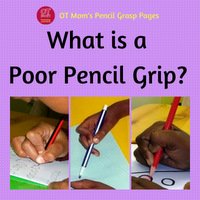what does a poor pencil grip look like?