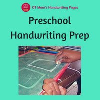 This page: preparing your preschool child for handwriting