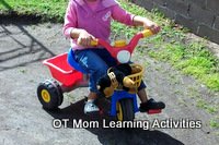 reciprocal coordination - riding a tricycle