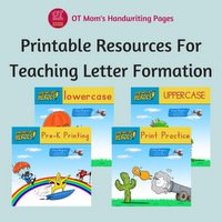 handwriting heroes printable resources for teaching letter formation