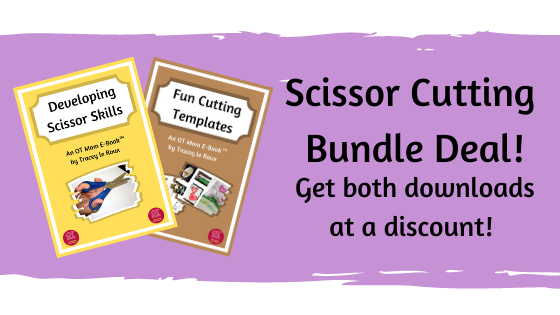 scissor skills and cutting templates bundle deal
