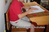 child sitting posture