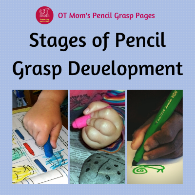 the stages of pencil grasp development in a child