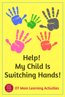 Is your child switching or swapping hands during fine motor tasks? This article may help.