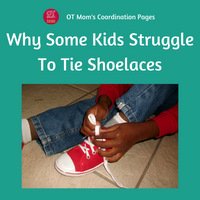 tying shoelaces requires bilateral coordination skills