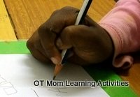 very tight pencil grip