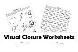 visual closure worksheets
