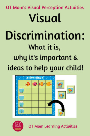 pin this page: visual discrimination activities for kids