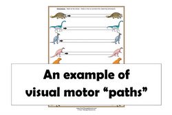 visual motor paths for kids to follow