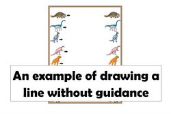 visual motor worksheets that teach kids to draw a line