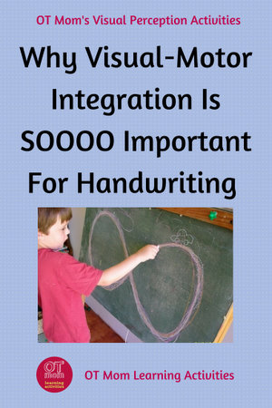 Visual-Motor Integration is important for handwriting