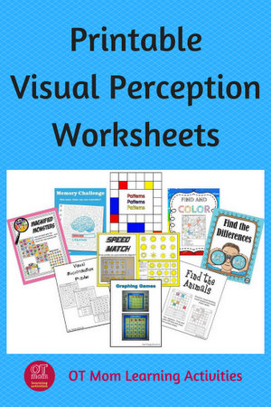 Pin this page: visual perception printable activities