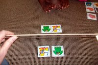 playing a visual sequential memory game with a preschooler - step 3