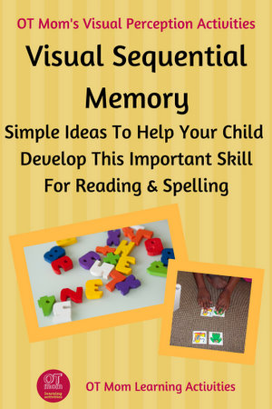 help develop visual sequential memory skills for reading and spelling